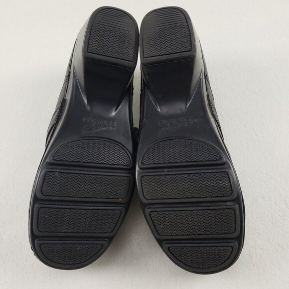 Dansko Solstice Clog Womens 9.5-10 EU 40 Black Leather Slip On Comfort Shoe - Picture 10 of 11